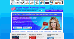 Desktop Screenshot of lojaltivaucerplasticnekartice.plasticnekartice.rs