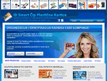 Tablet Screenshot of idsmartcipplasticnekartice.plasticnekartice.rs